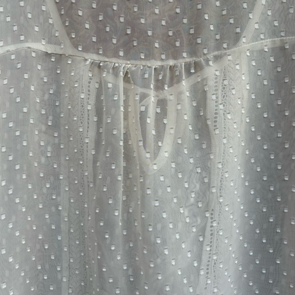 Maurice’s Sheer Cream Blouse - Picture 5 of 9